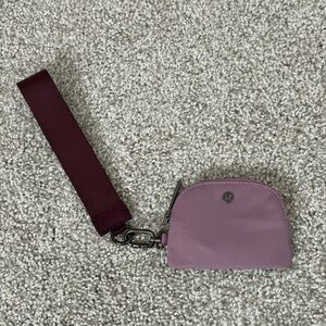 Lululemon Athletica Pink Key & Card Holder
